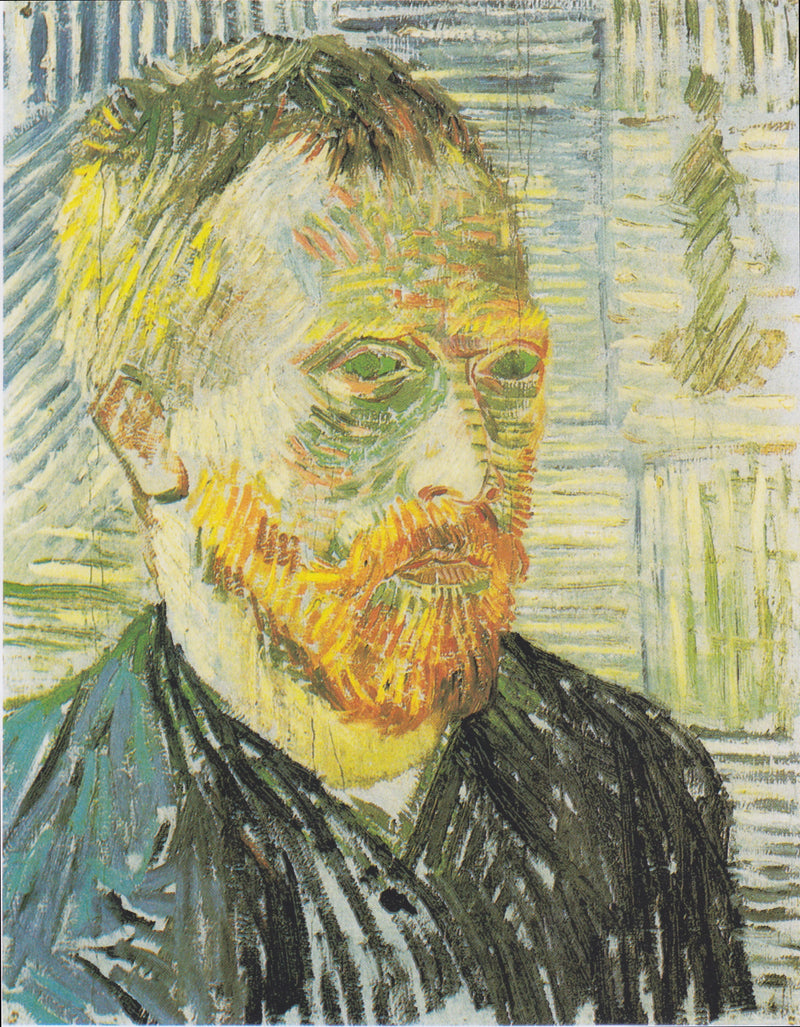 Autoportrait à l’estampe japonaise, F319 – Van Gogh