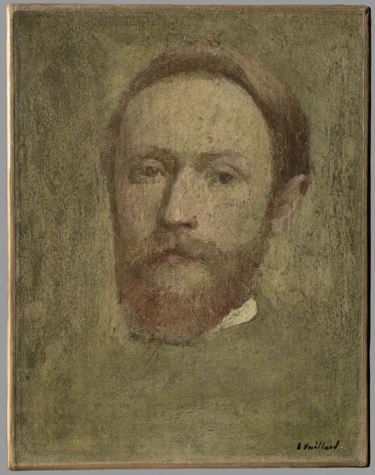 Autoportrait étude de visage - Édouard Vuillard - Alpha Reproduction