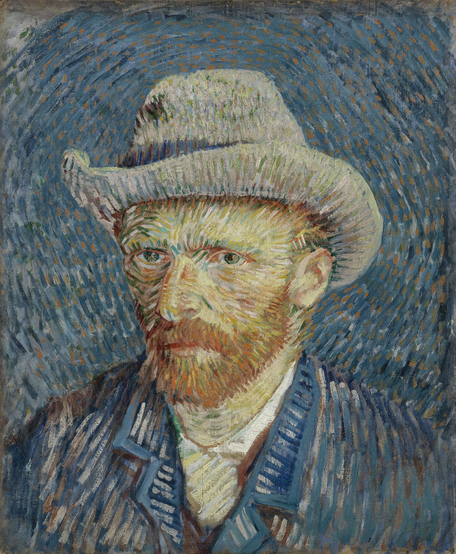 Autoportrait au feutre gris, F344 – Vincent van Gogh
