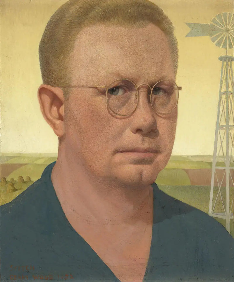 Autoportrait - Grant Wood