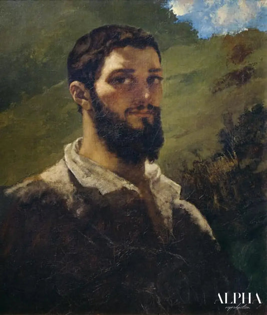 AutoPortrait - Gustave Courbet - Reproductions de tableaux et peintures haut de gamme