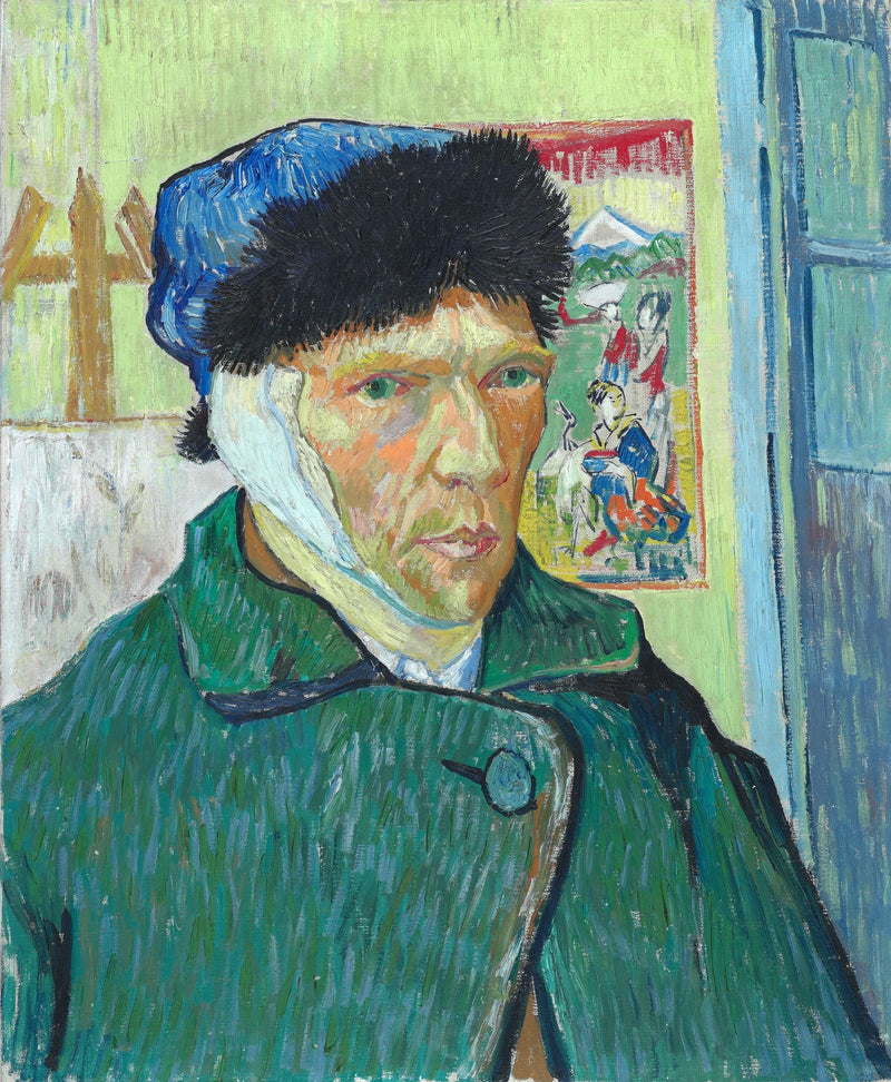 Autoportrait à l’oreille bandée, F527 – Van Gogh