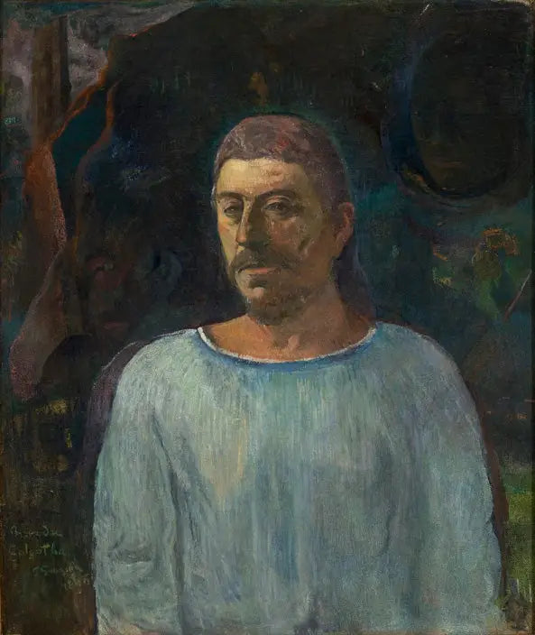 Autoportrait près du Golgotha - Paul Gauguin