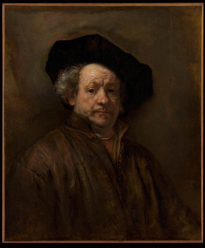 Autoportrait – Rembrandt, 1660