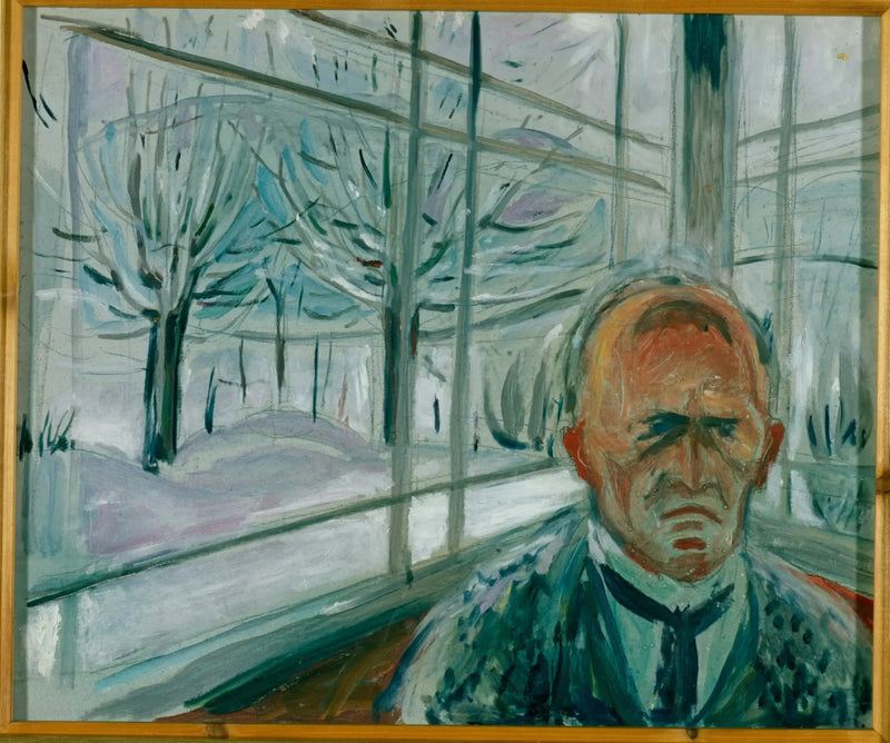 Autoportrait sur la véranda - Edvard Munch