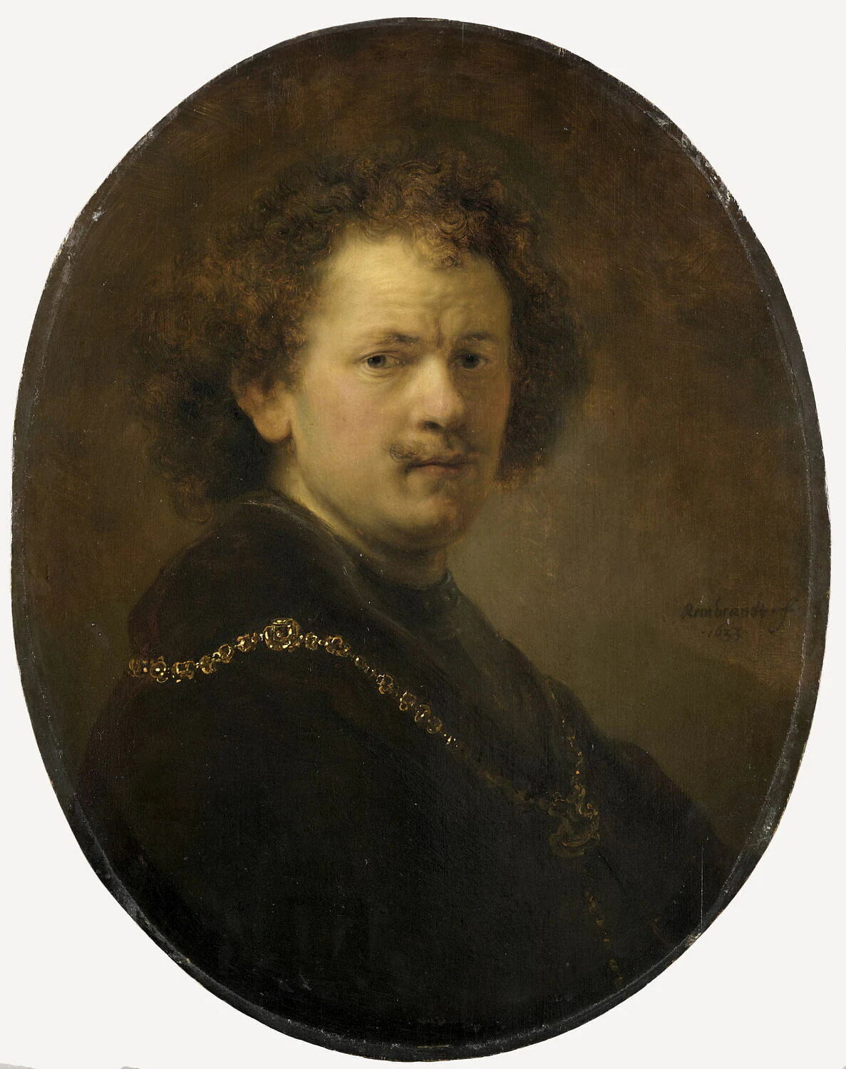Autoportrait, tête nue - Rembrandt