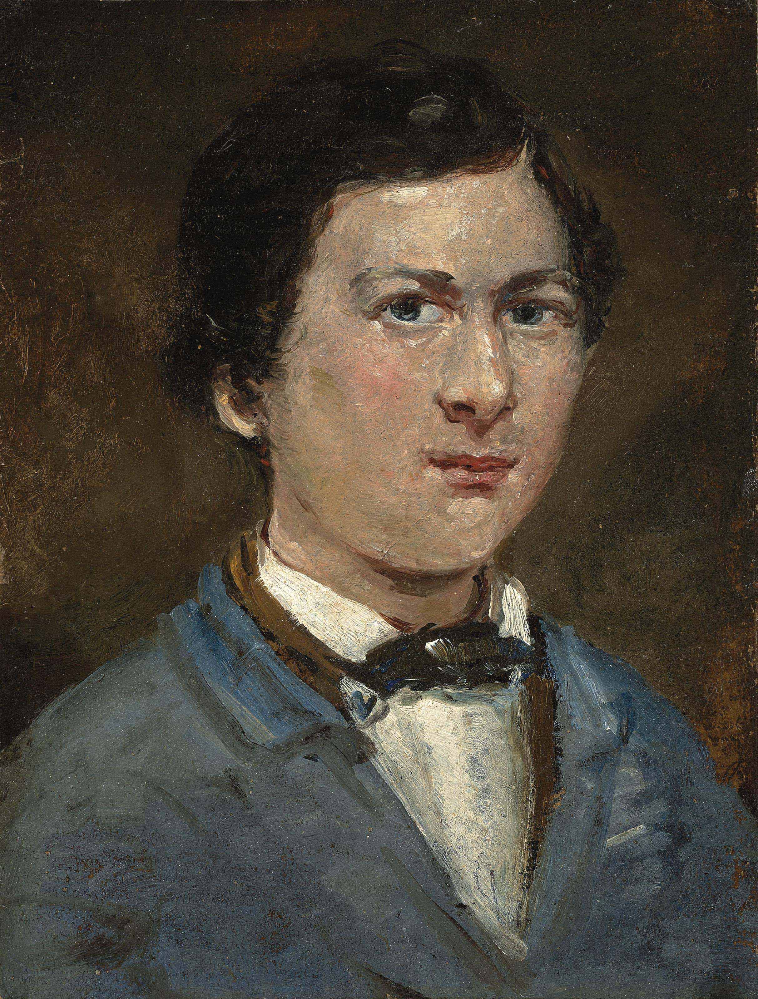 Autoportrait vers 1818-1821 - Jean-Baptiste Camille Corot