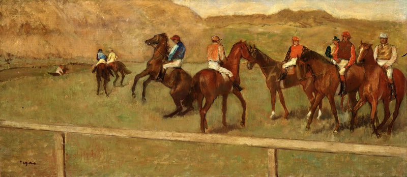 Avant le départ - Edgar Degas