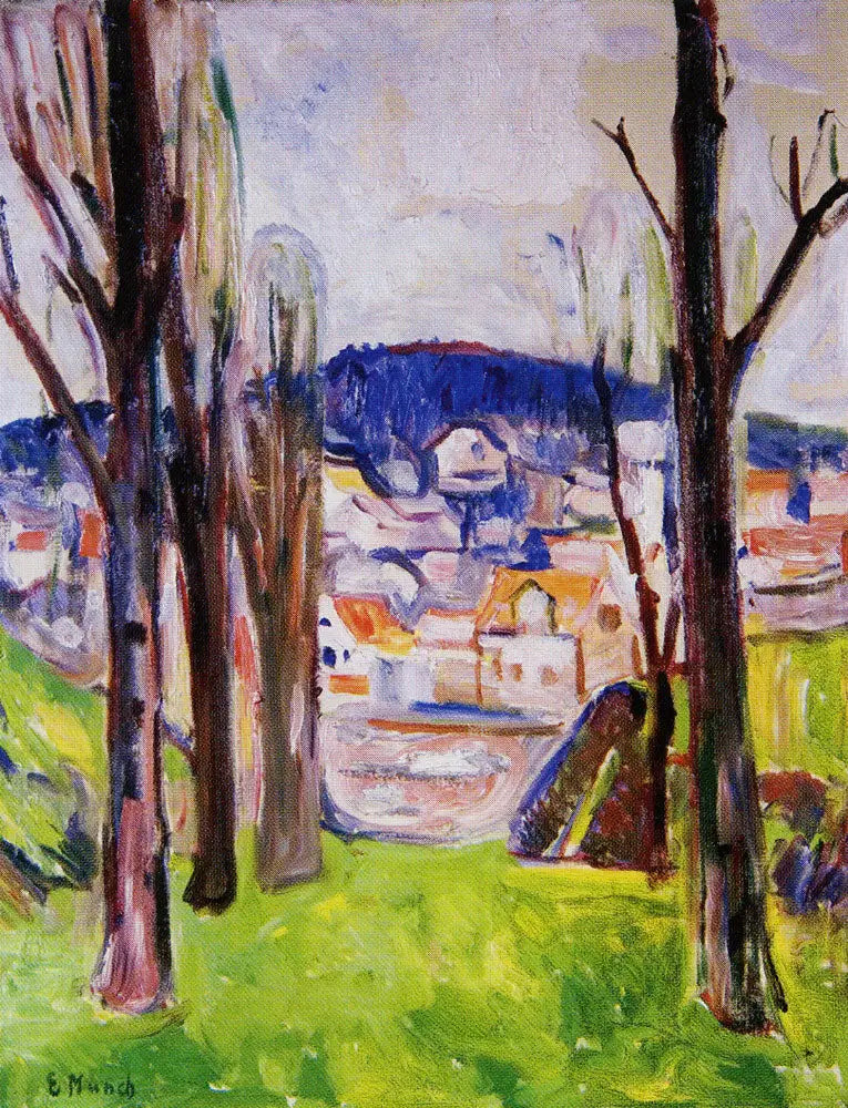 avenue à Kragerø - Edvard Munch