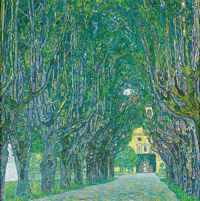 Avenue dans le parc de Schloss Kammer - Gustav Klimt