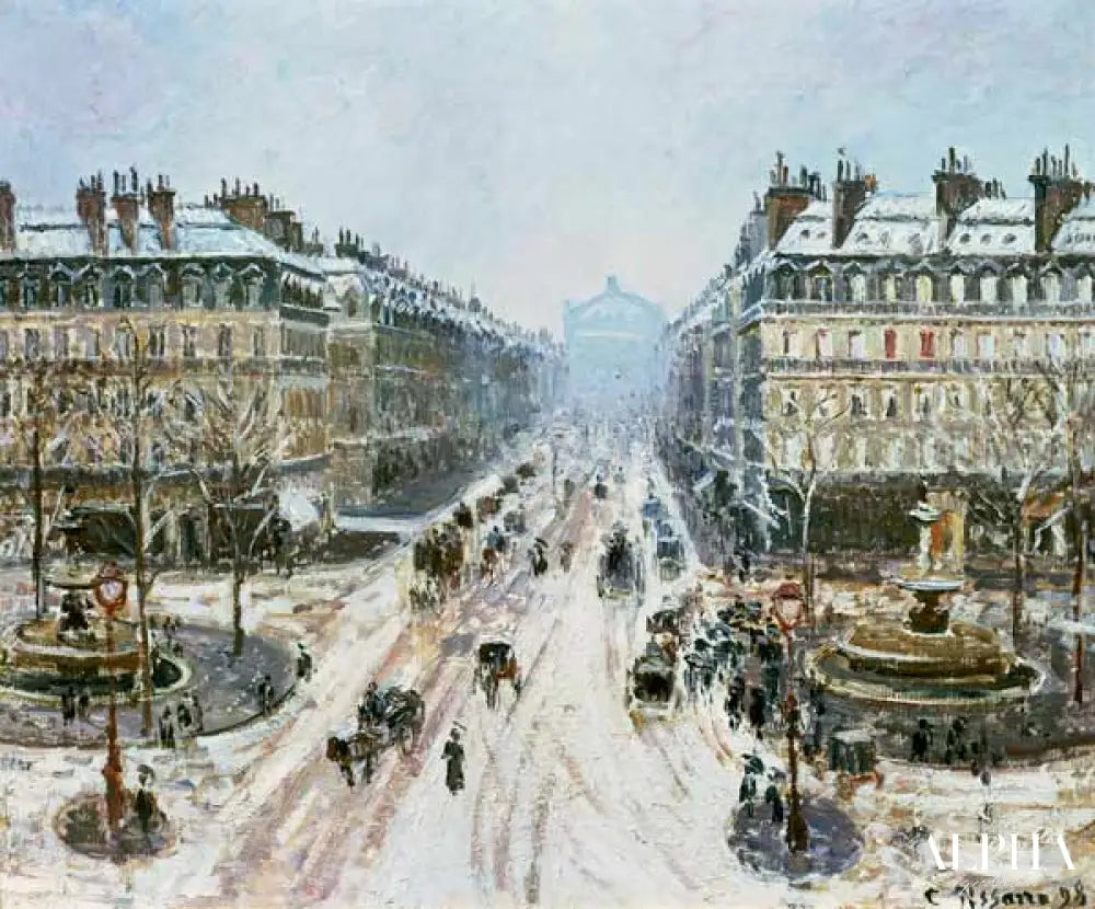 Avenue de l'Opéra - Edouard Manet - Reproductions de tableaux et peintures haut de gamme