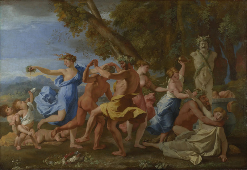 Bacchanale devant un terme - Nicolas Poussin