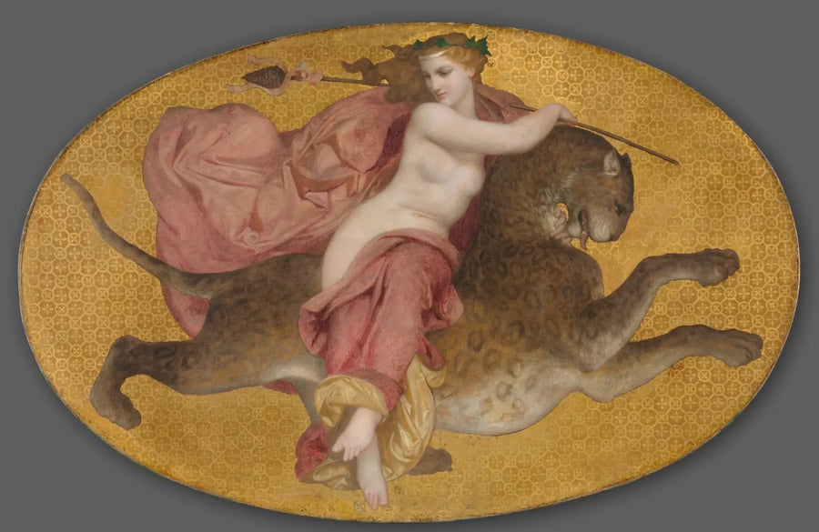 Bacchante sur une panthère - Bouguereau