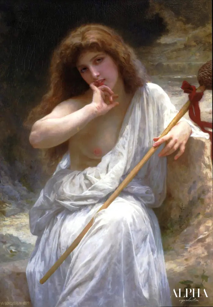 Bacchante - William Bouguereau - Reproductions de tableaux et peintures haut de gamme