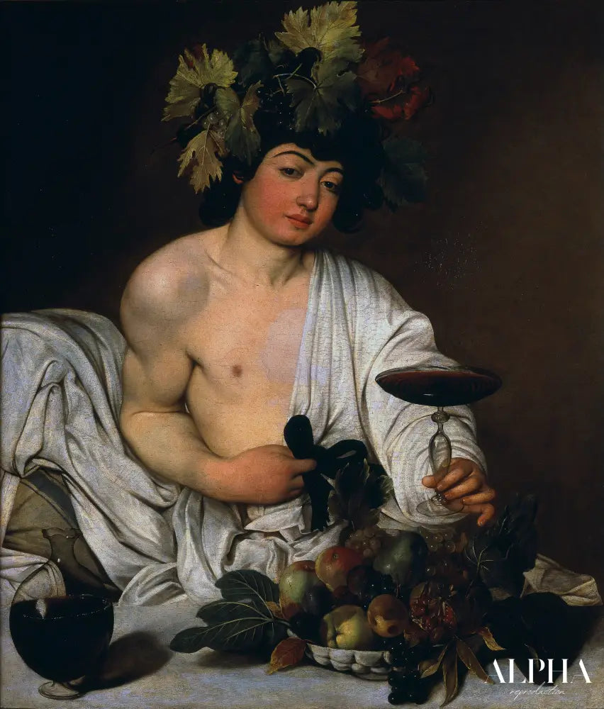 Bacchus - Caravage - Reproductions de tableaux et peintures haut de gamme