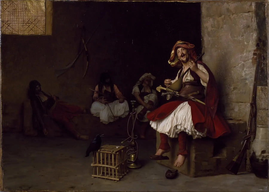 Bachi-bouzouk chantant - Jean-Léon Gérôme