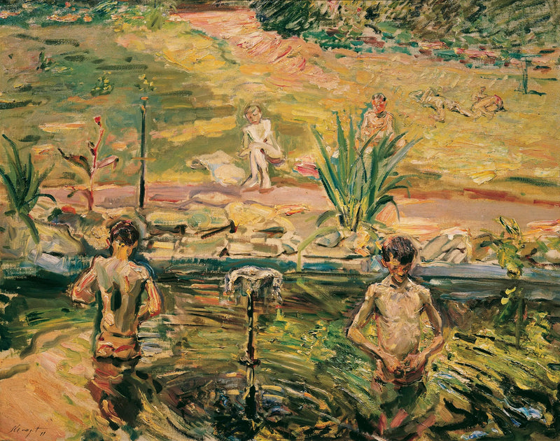 Badende Knaben - Max Slevogt