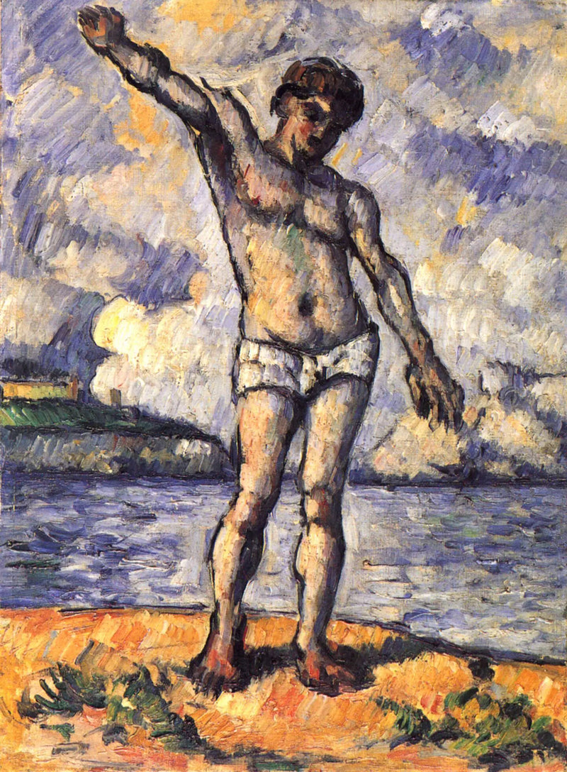 Baigneur aux bras écartés - Paul Cézanne