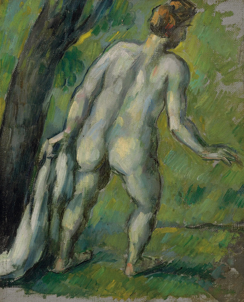 Baigneur, vu de dos - Paul Cézanne
