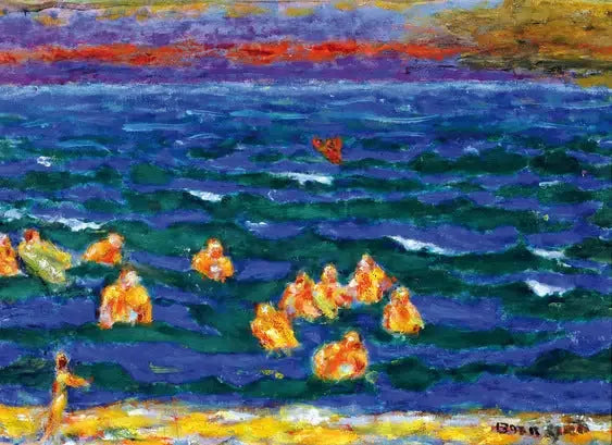 Baigneurs à la fin du jour - Pierre Bonnard