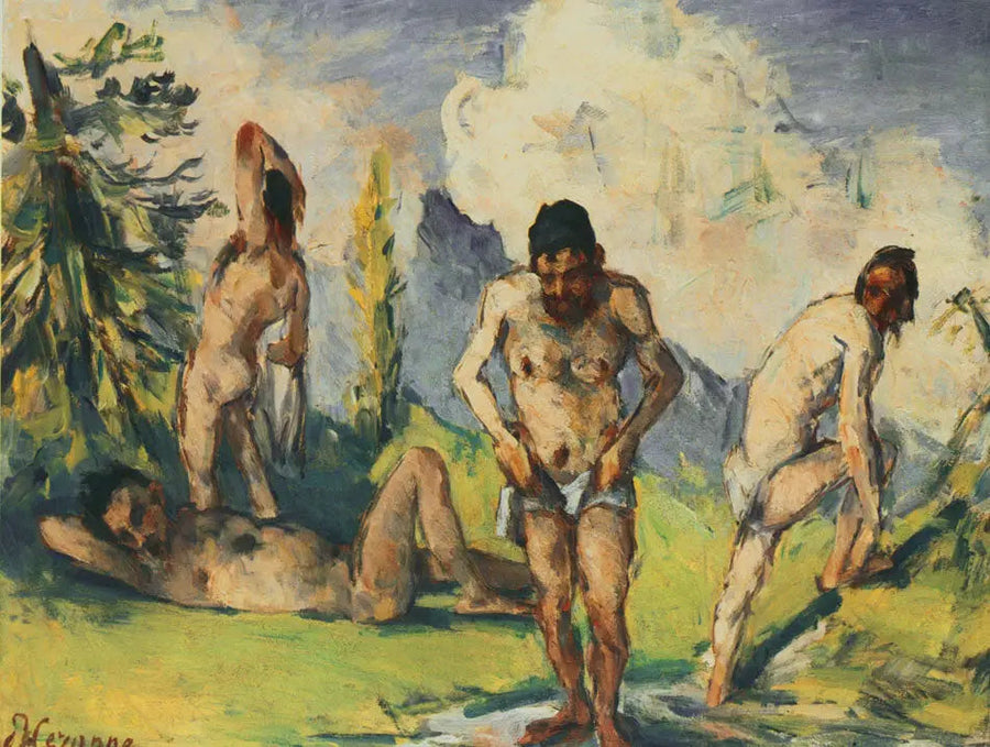 Baigneurs au repos - Paul Cézanne