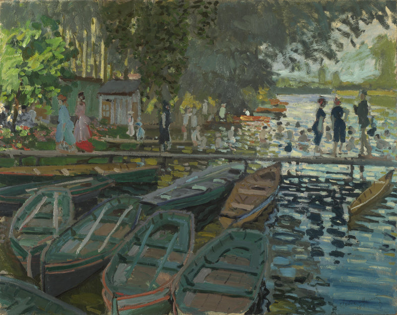 Baigneurs à La Grenouillère W135 – Claude Monet
