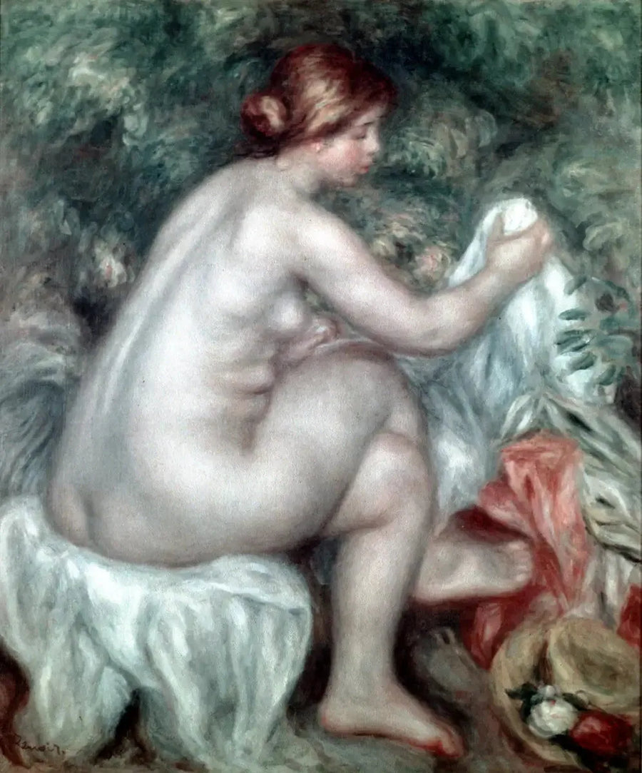 Baigneuse au chapeau - Pierre-Auguste Renoir