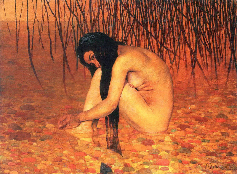 Baigneuse aux roseaux - Félix Vallotton