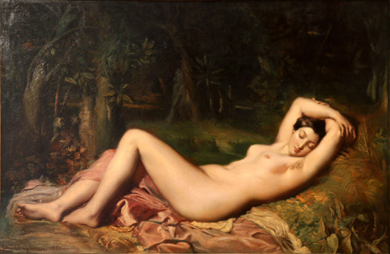 Baigneuse endormie près d'une source - Théodore Chassériau