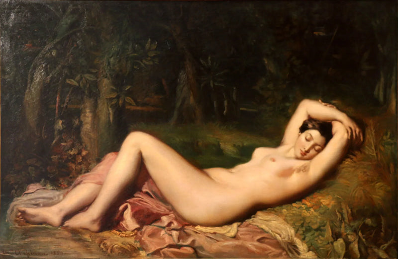 Baigneuse endormie près d'une source - Théodore Chassériau