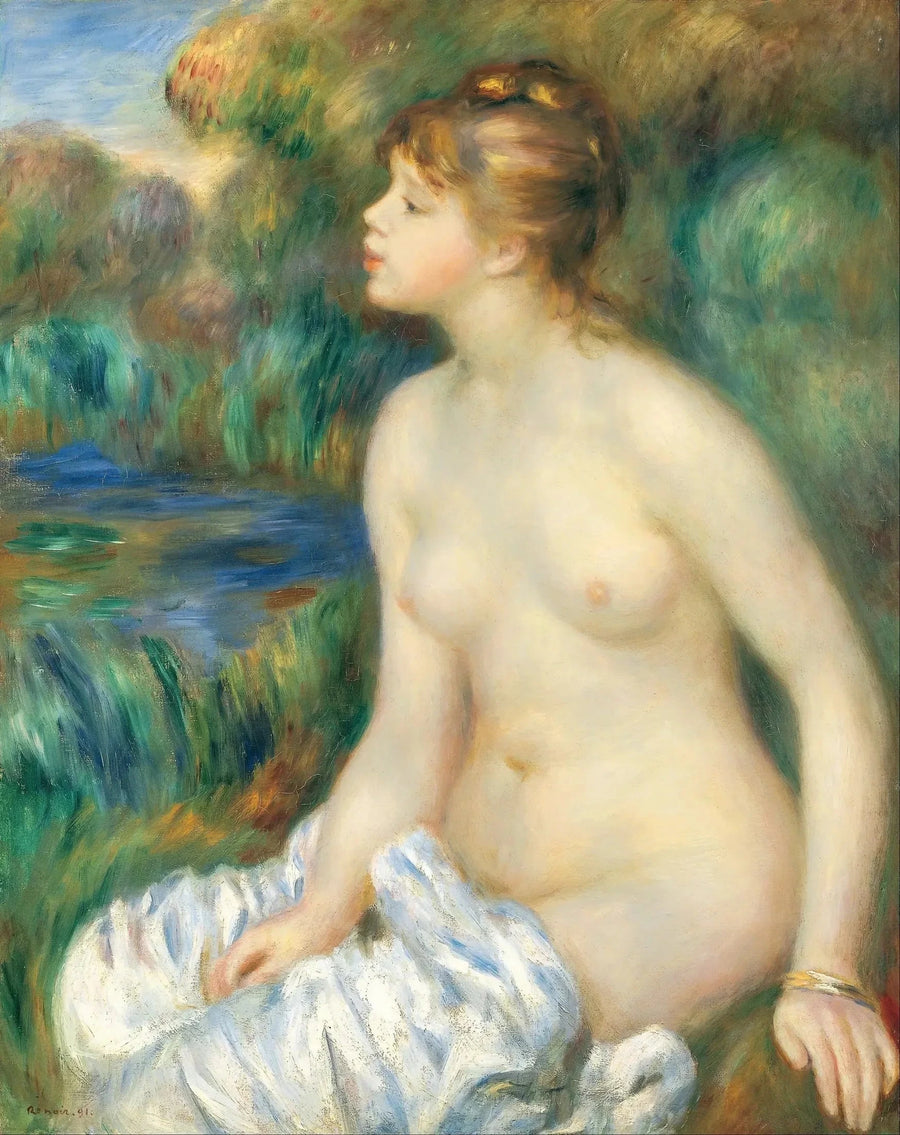 Baigneuse, 1891 – Pierre-Auguste Renoir