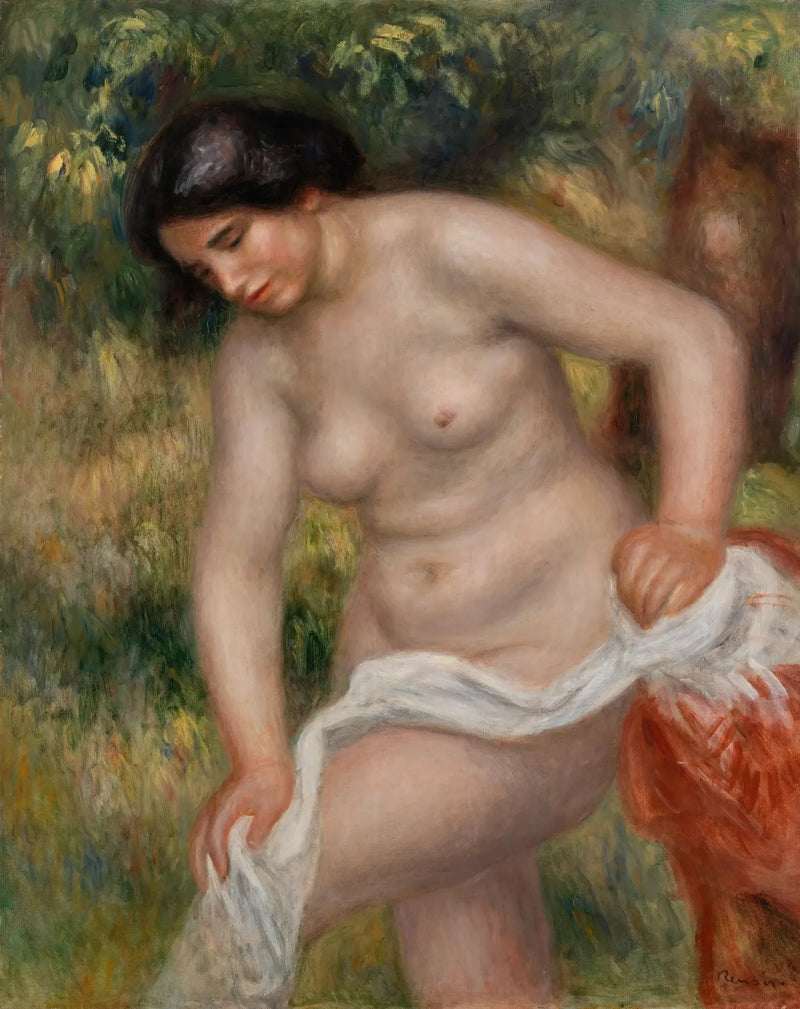 Baigneuse se séchant (Baigneuse s'essuyant) - Pierre-Auguste Renoir