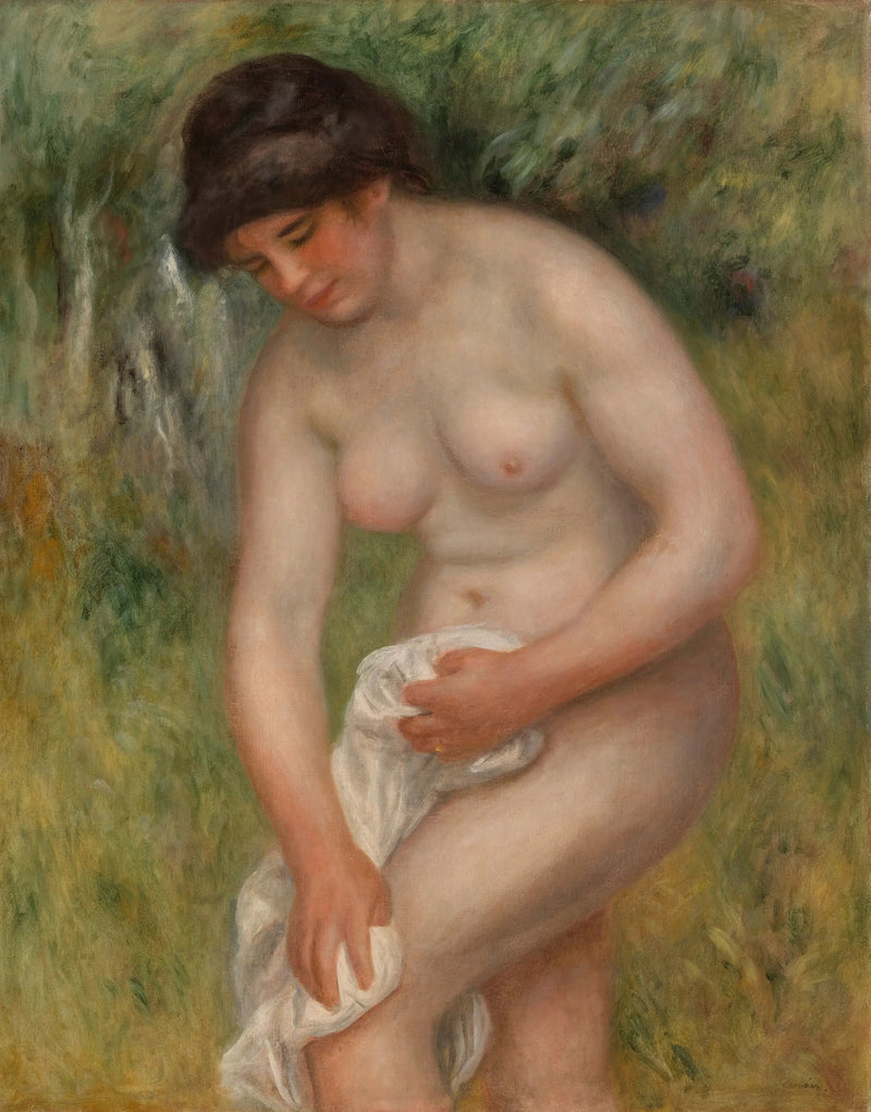Baigneuse se séchant (Baigneuse s'essuyant) - Pierre-Auguste Renoir