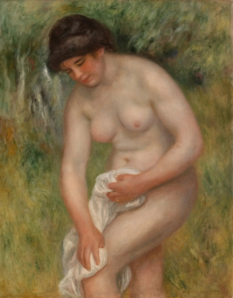 Baigneuse se séchant (Baigneuse s'essuyant) - Pierre-Auguste Renoir