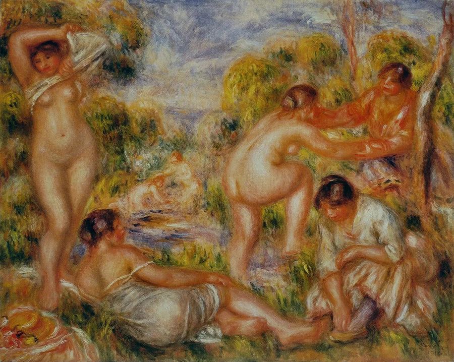 Baigneuses dans la forêt, vers 1897 – Renoir