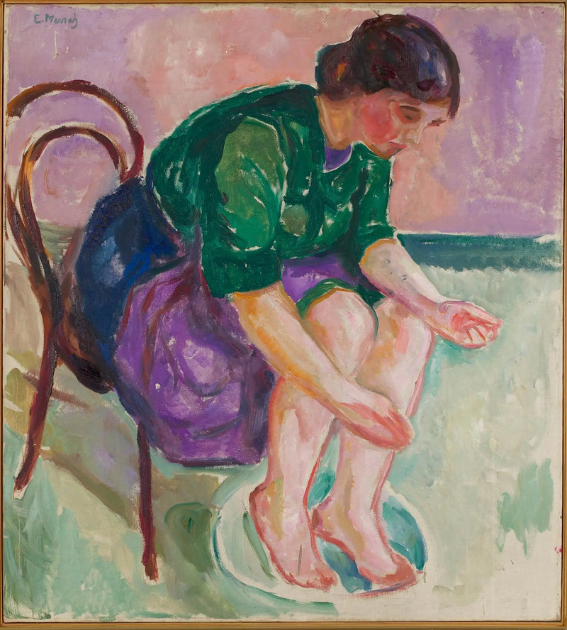 bain de pieds - Edvard Munch