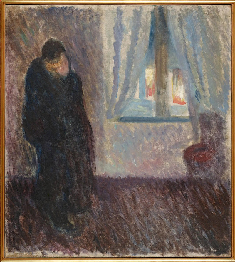Baiser près de la fenêtre - Edvard Munch