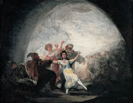Bal masqué - Francisco de Goya image 1 copie de tableau peinte à la main
