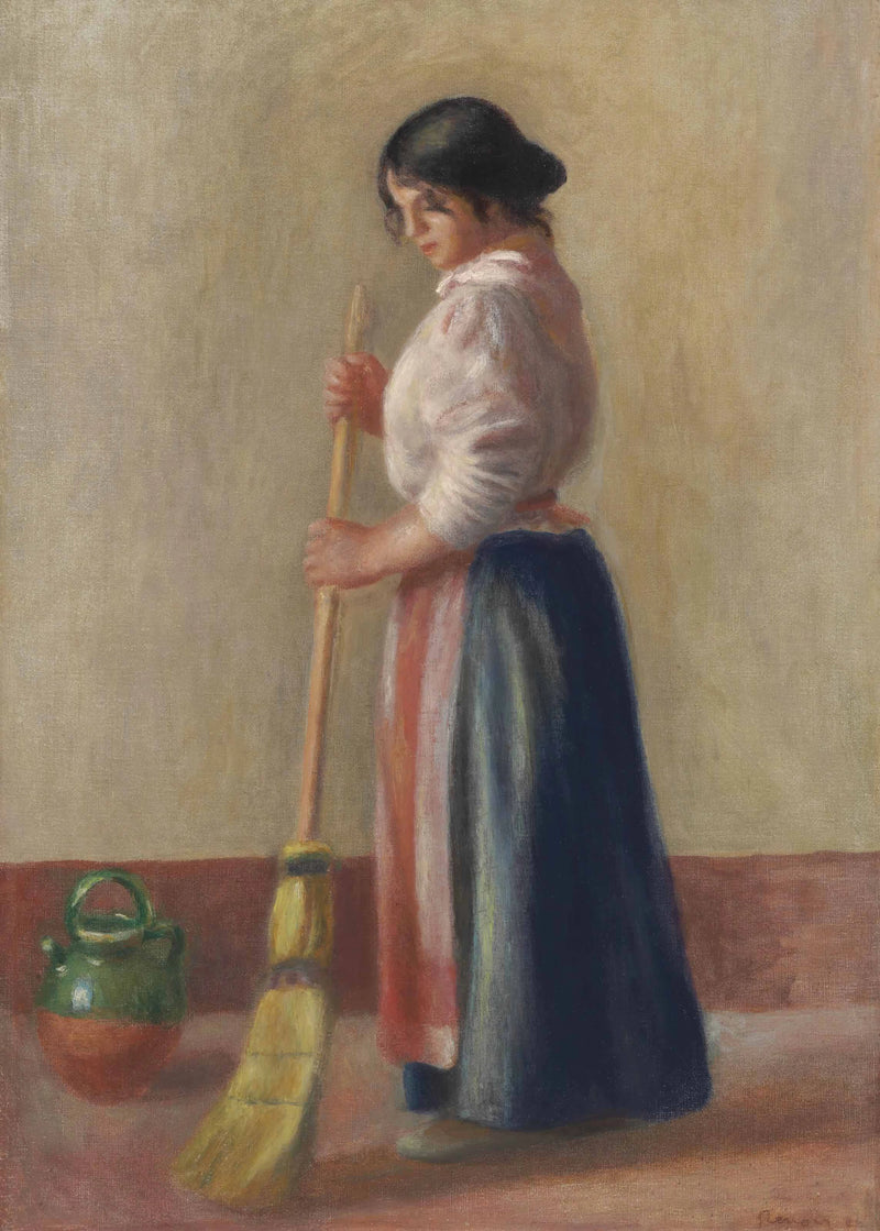 La Balayeuse, 1889 – Pierre-Auguste Renoir