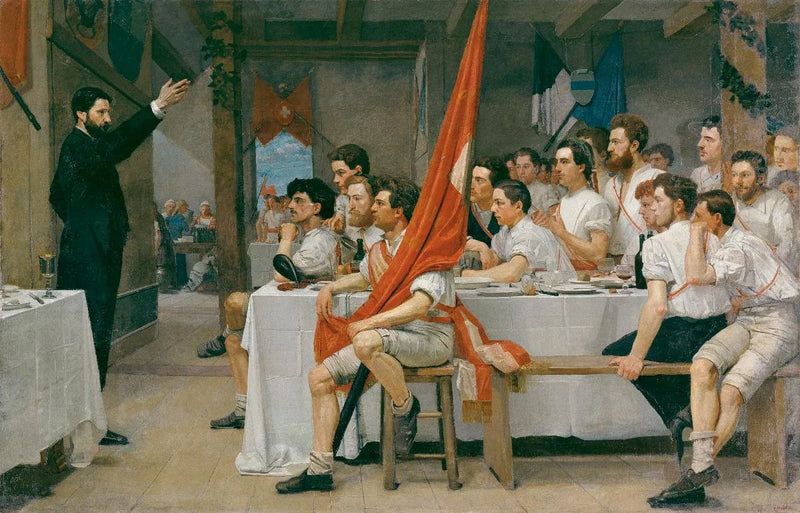 Banquet des gymnastes - Ferdinand Hodler