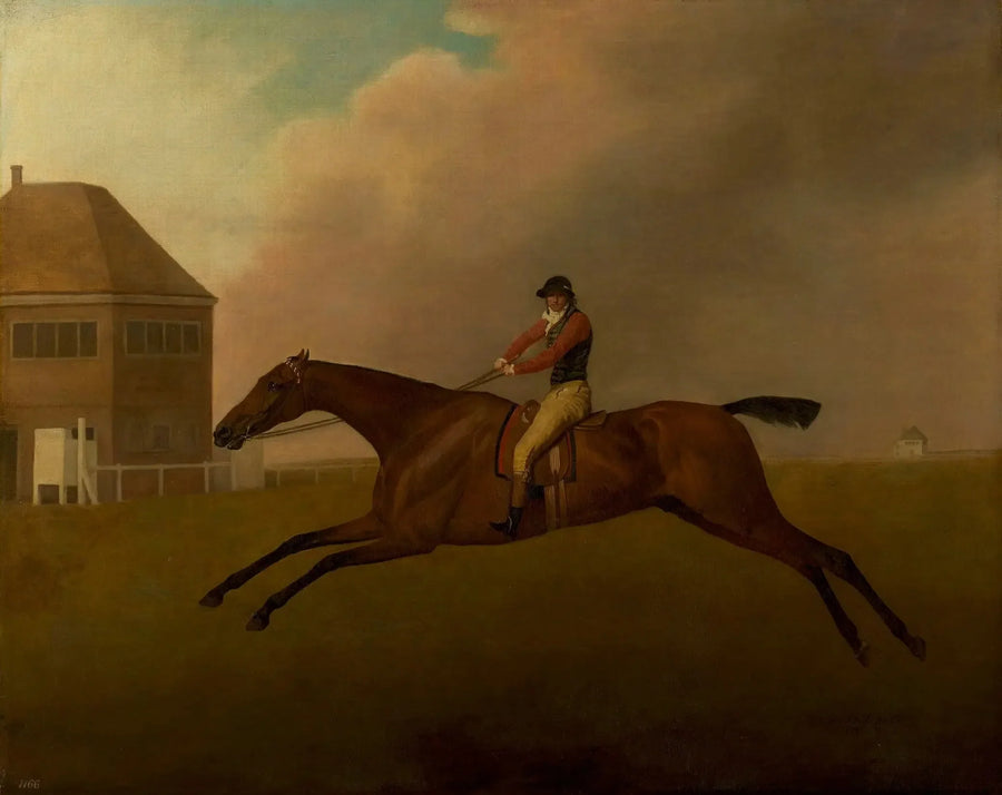 Baronnet avec Samuel Chifney en haut - George Stubbs