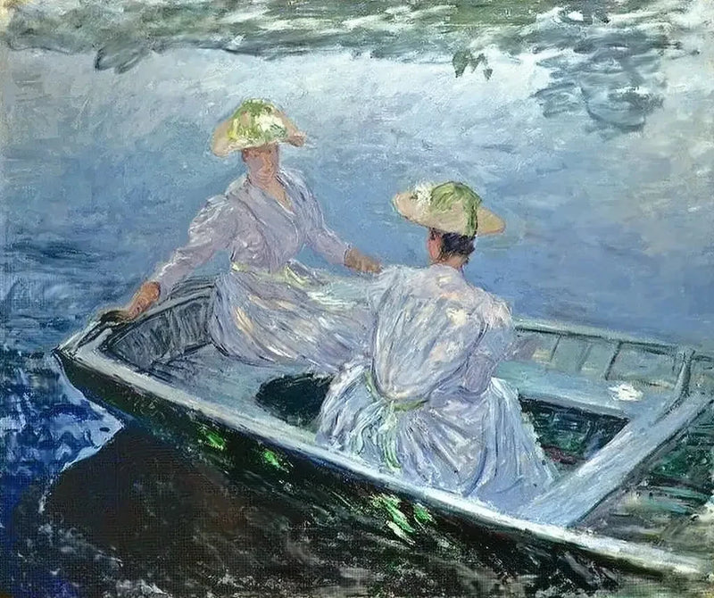 La Barque bleue W1153 – Claude Monet