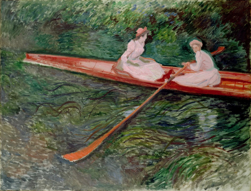 La Barque rose W1249 – Claude Monet