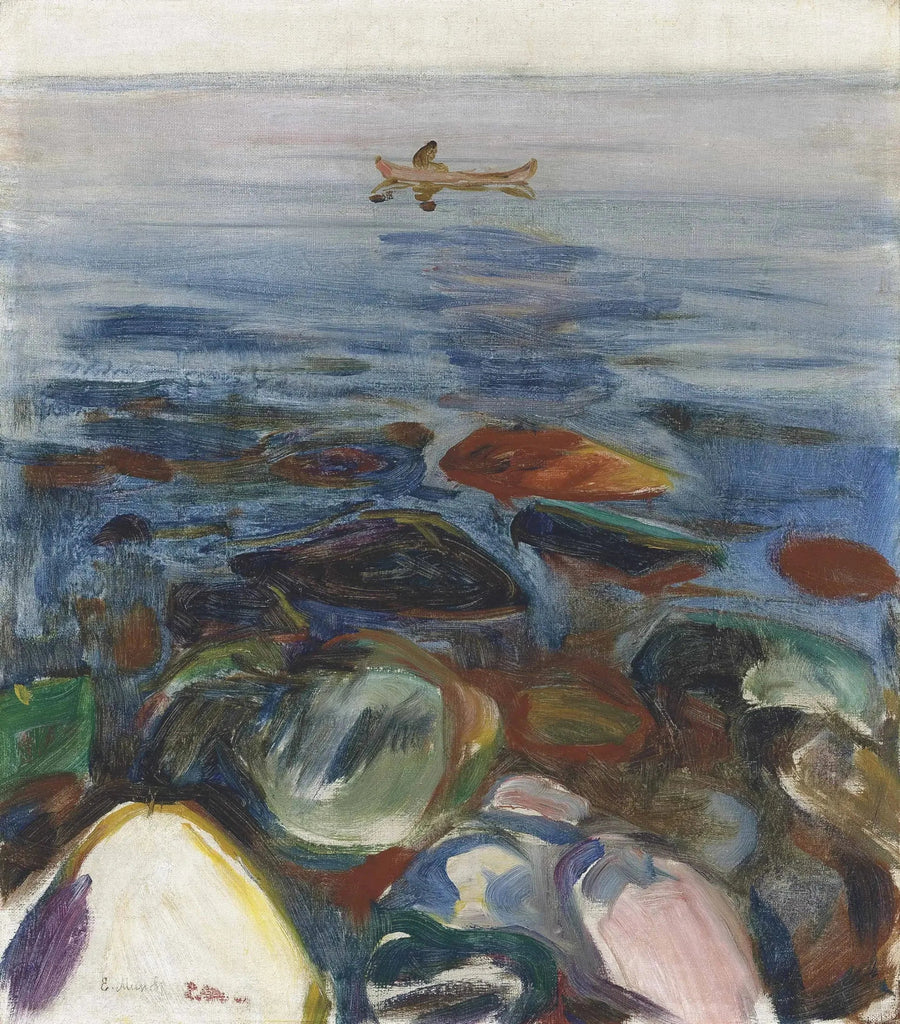 Barque sur la mer - Edvard Munch
