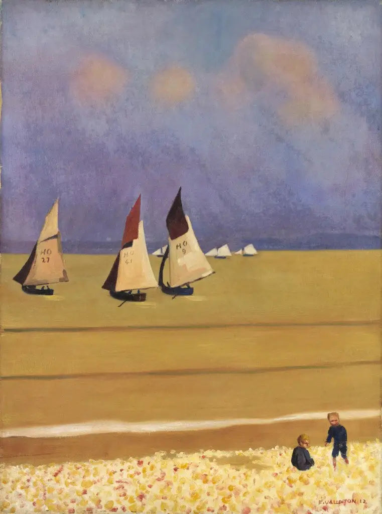 Barques à Honfleur - Félix Vallotton