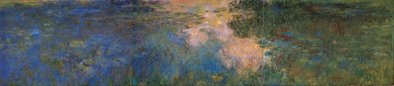 Le Bassin aux nymphéas, triptyque Beyeler W1968–1970 – Claude Monet