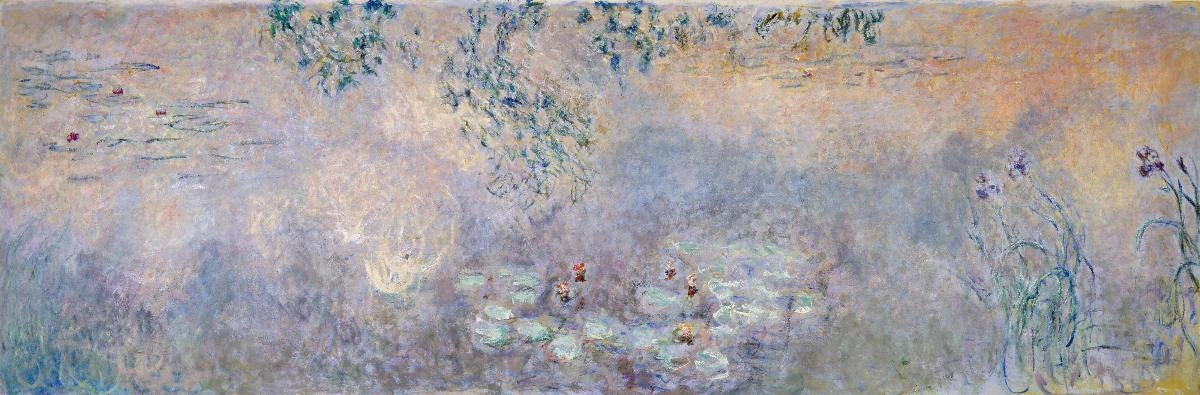 Le Bassin aux nymphéas avec iris de Claude Monet, 1914–1922 – Kunsthaus Zürich 1952/0010, W1980