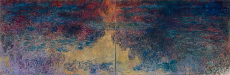 Le Bassin aux nymphéas, le soir W1964–1965 – Claude Monet