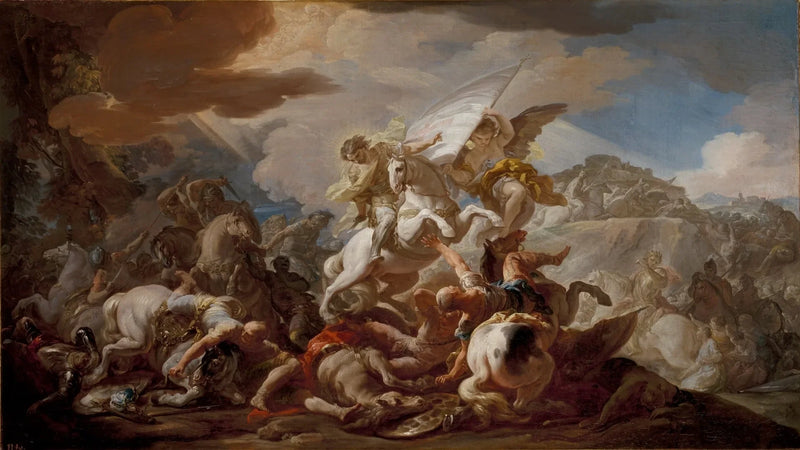 Bataille de Clavijo - Corrado Giaquinto