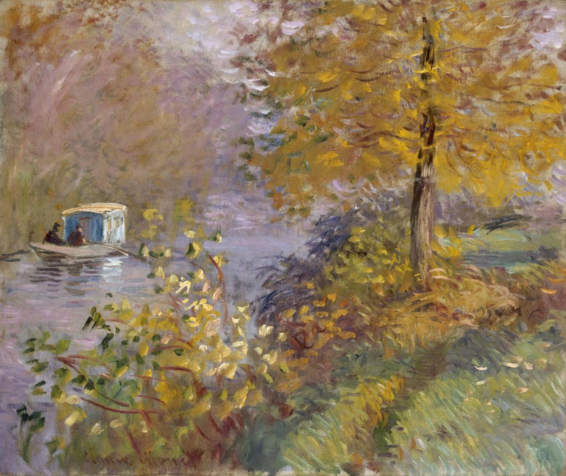 Le Bateau-atelier W393 – Claude Monet